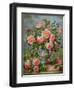 English Elegance Roses in a Silver Vase-Albert Williams-Framed Giclee Print