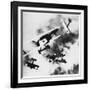 English Engage in Deadly Combat Against German Fokker-null-Framed Photographic Print