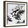 English Engage in Deadly Combat Against German Fokker-null-Framed Premium Photographic Print