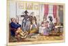 English Fireside, Pub. J. Lepetit, Dublin, C.1820-null-Mounted Premium Giclee Print