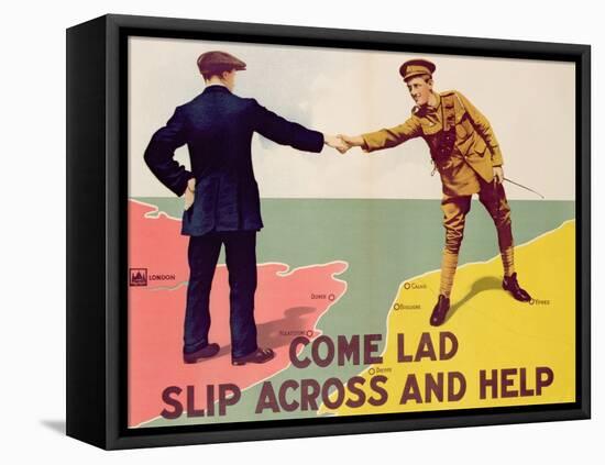 English First World War Recruitment Poster-null-Framed Stretched Canvas