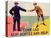 English First World War Recruitment Poster-null-Stretched Canvas