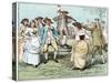 English folk dancing 18th-Randolph Caldecott-Stretched Canvas