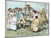 English folk dancing 18th-Randolph Caldecott-Mounted Giclee Print