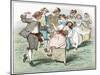 English folk dancing 18th-Randolph Caldecott-Mounted Giclee Print