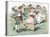 English folk dancing 18th-Randolph Caldecott-Stretched Canvas