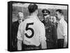 English Footballer Eddie Hapgood Meeting King George VI, C1937-C1944-null-Framed Stretched Canvas