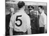 English Footballer Eddie Hapgood Meeting King George VI, C1937-C1944-null-Mounted Giclee Print