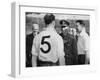 English Footballer Eddie Hapgood Meeting King George VI, C1937-C1944-null-Framed Giclee Print