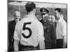 English Footballer Eddie Hapgood Meeting King George VI, C1937-C1944-null-Mounted Giclee Print