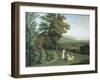 English Garden at Palace of Caserta-Jacob Philipp Hackert-Framed Giclee Print