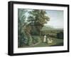 English Garden at Palace of Caserta-Jacob Philipp Hackert-Framed Giclee Print