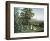 English Garden at Palace of Caserta-Jacob Philipp Hackert-Framed Giclee Print