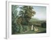 English Garden at Palace of Caserta-Jacob Philipp Hackert-Framed Giclee Print