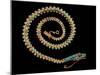 English Gold Snake Necklace, with Pave Set Diamonds, Garnets and Turquoises, 1844-null-Mounted Giclee Print