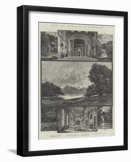 English Home, Blenheim-Charles Auguste Loye-Framed Giclee Print