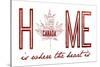 English Home Canada-Jace Grey-Stretched Canvas