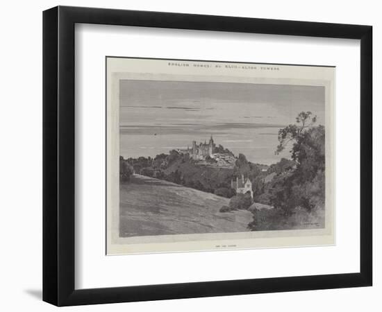 English Homes, Alton Towers, the Old Castle-Charles Auguste Loye-Framed Giclee Print