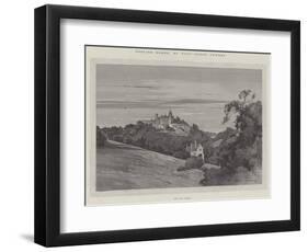 English Homes, Alton Towers, the Old Castle-Charles Auguste Loye-Framed Giclee Print