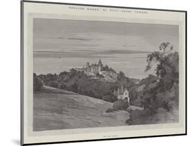 English Homes, Alton Towers, the Old Castle-Charles Auguste Loye-Mounted Giclee Print