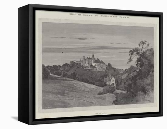 English Homes, Alton Towers, the Old Castle-Charles Auguste Loye-Framed Stretched Canvas
