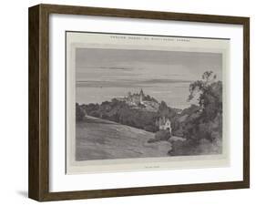 English Homes, Alton Towers, the Old Castle-Charles Auguste Loye-Framed Giclee Print