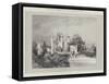 English Homes, Alton Towers, View from the Terrace-Charles Auguste Loye-Framed Stretched Canvas