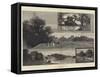 English Homes, Blenheim-Charles Auguste Loye-Framed Stretched Canvas