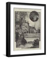 English Homes, Hatfield House-Charles Auguste Loye-Framed Giclee Print
