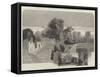 English Homes, Warwick Castle-Charles Auguste Loye-Framed Stretched Canvas