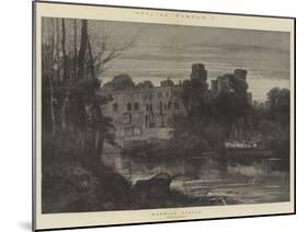 English Homes, Warwick Castle-Charles Auguste Loye-Mounted Giclee Print