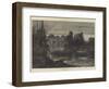 English Homes, Warwick Castle-Charles Auguste Loye-Framed Giclee Print