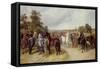 English Horse Fair on Southborough Common-John Frederick Herring I-Framed Stretched Canvas