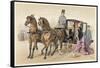 English Horses-Albert Adam-Framed Stretched Canvas