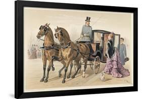 English Horses-Albert Adam-Framed Giclee Print