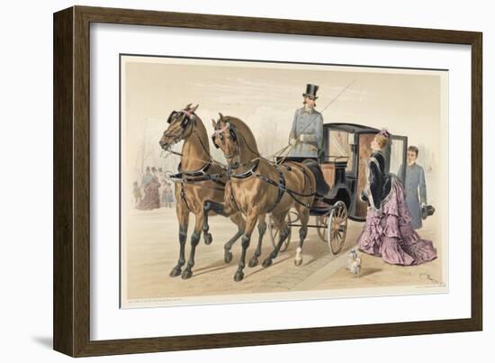 English Horses-Albert Adam-Framed Giclee Print