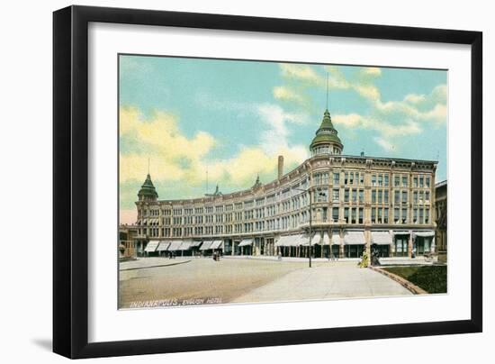 English Hotel, Indianapolis, Indiana-null-Framed Art Print