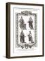 English Kings with Coats of Arms, 18th Century-null-Framed Giclee Print