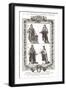 English Kings with Coats of Arms, 18th Century-null-Framed Giclee Print