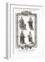 English Kings with Coats of Arms, 18th Century-null-Framed Giclee Print