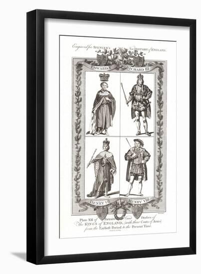 English Kings with Coats of Arms Published by Alexander Hogg-Alex Hogg-Framed Giclee Print