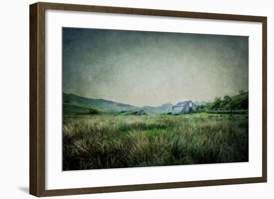 English Landscape with Old Barn-Mark Gemmell-Framed Photographic Print