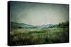 English Landscape with Old Barn-Mark Gemmell-Stretched Canvas