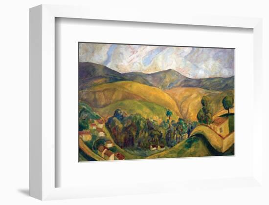 English Landscape-Diego Rivera-Framed Premium Giclee Print