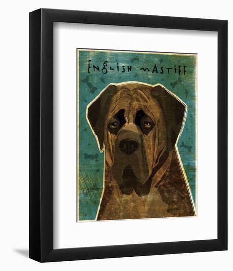 English Mastiff (Brindle)-John W^ Golden-Framed Art Print