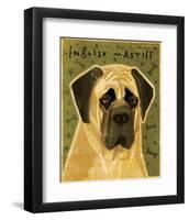 English Mastiff-John Golden-Framed Giclee Print