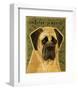 English Mastiff-John W^ Golden-Framed Art Print