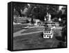 English Model Village-Fred Musto-Framed Stretched Canvas