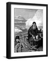 English Navigator Henry Hudson on His Last Voyage-John Collier-Framed Giclee Print