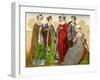 English Noblewomen, 15th-16th Century-Edward May-Framed Giclee Print